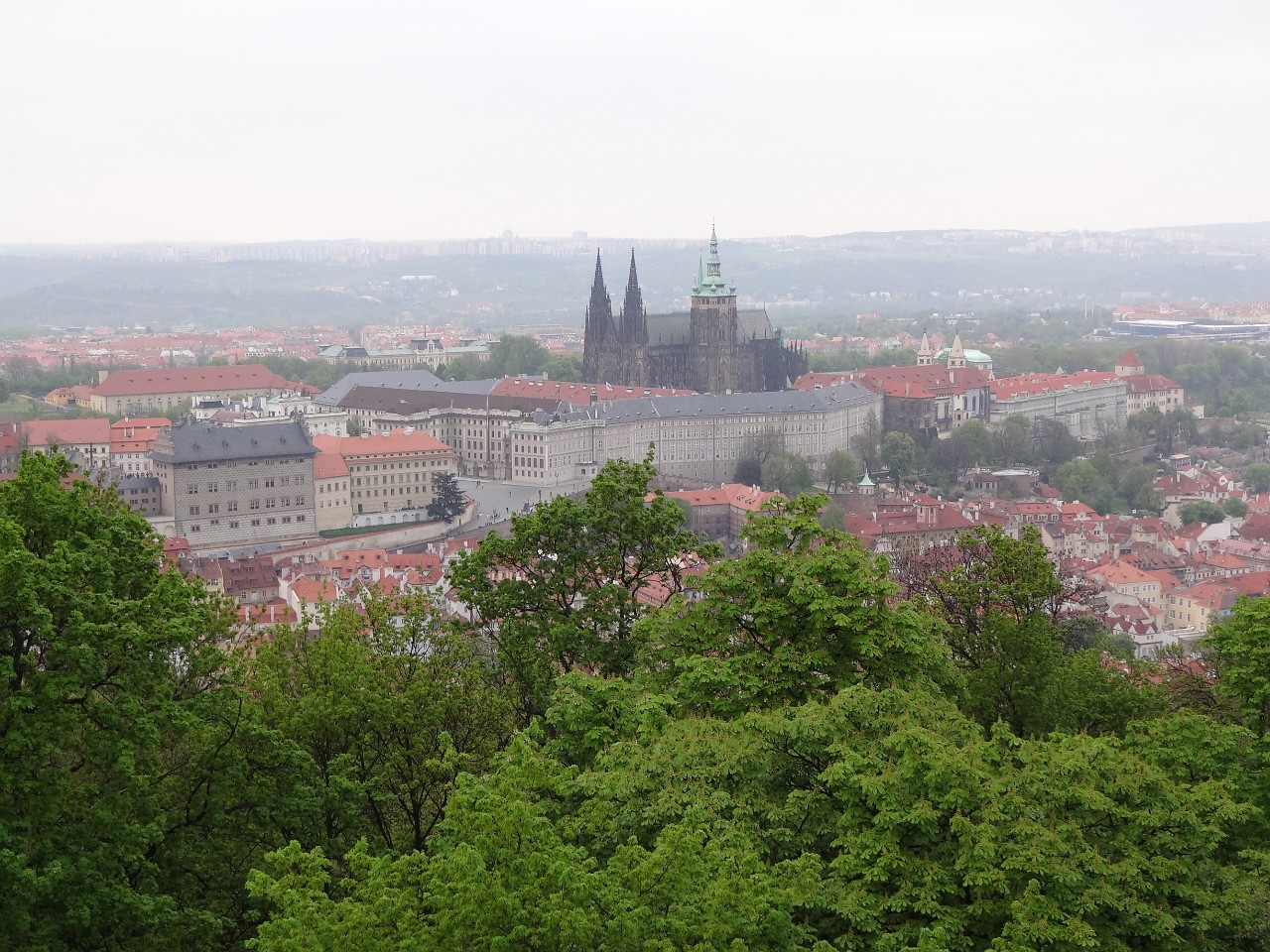 St. Vitus Cathedral from Petrin Tower